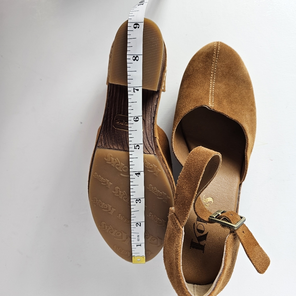 NEW - Comfort Walking Clogs - Kork-Ease - Tan Suede - Women's - 7.5 - Picture 9 of 16
